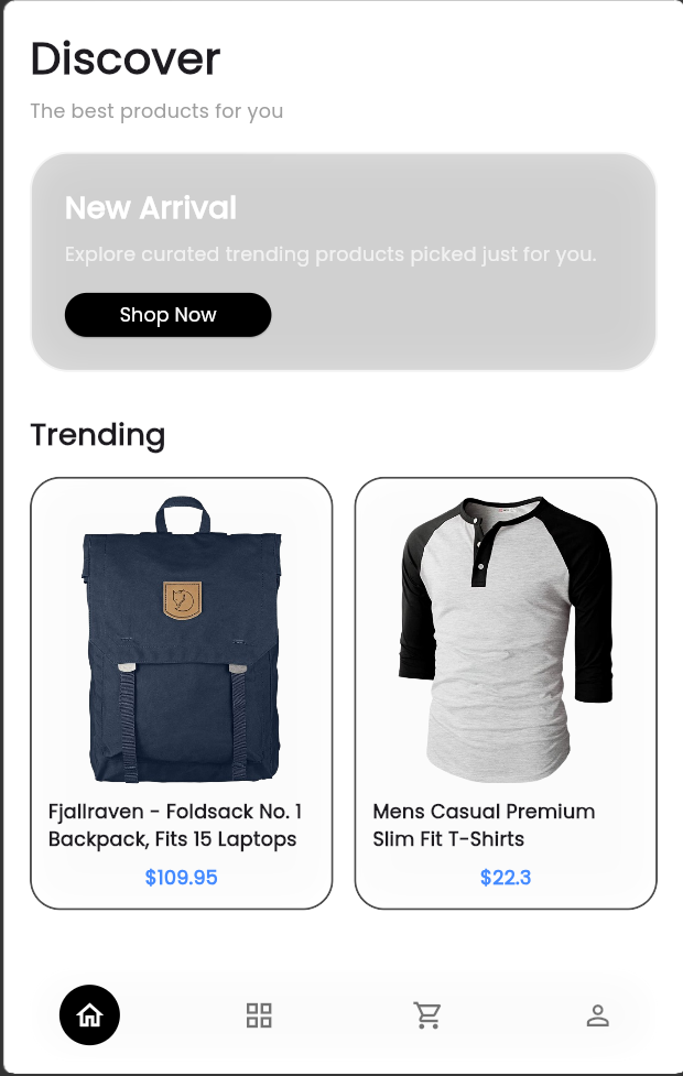 Flutter Ecommerce